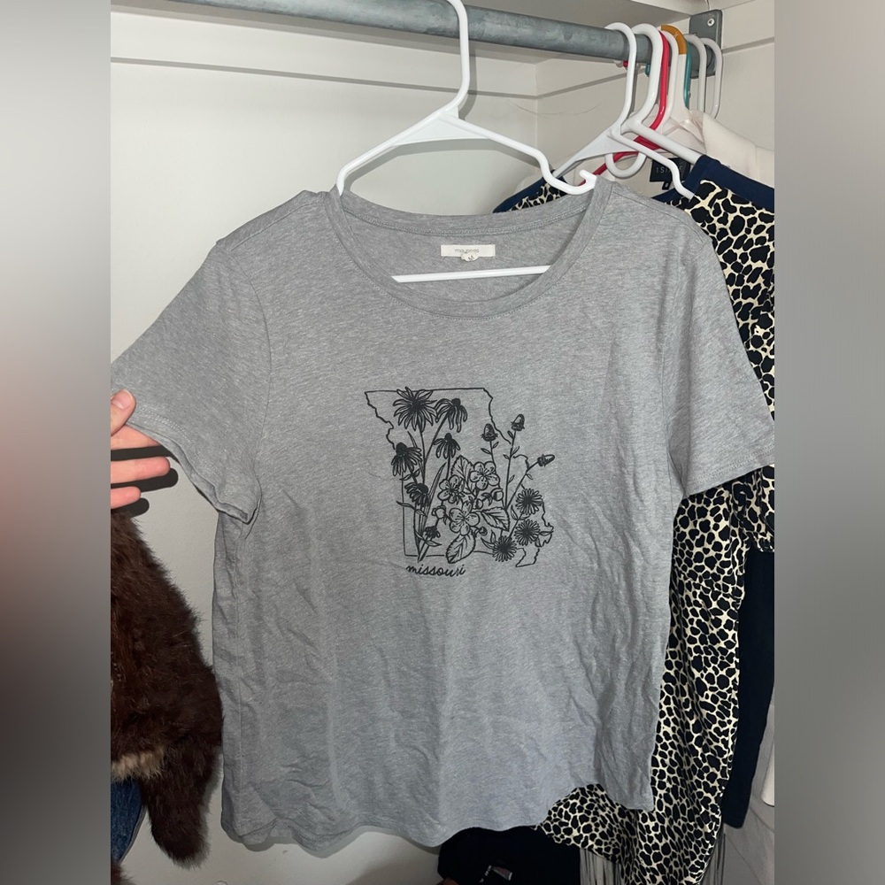 Missouri State Flower Shirt, Grey, Maurices
